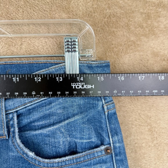 Current Elliot Womens Distressed Straight Leg Jeans Size 26 Soft Grunge Capsule - Picture 6 of 10